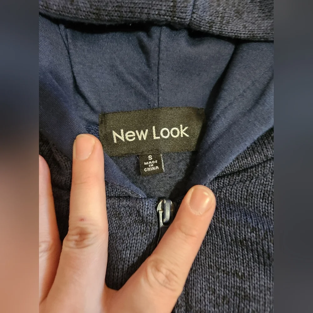 New Look Womens Blue Hoodie Size S - Picture 2 of 10